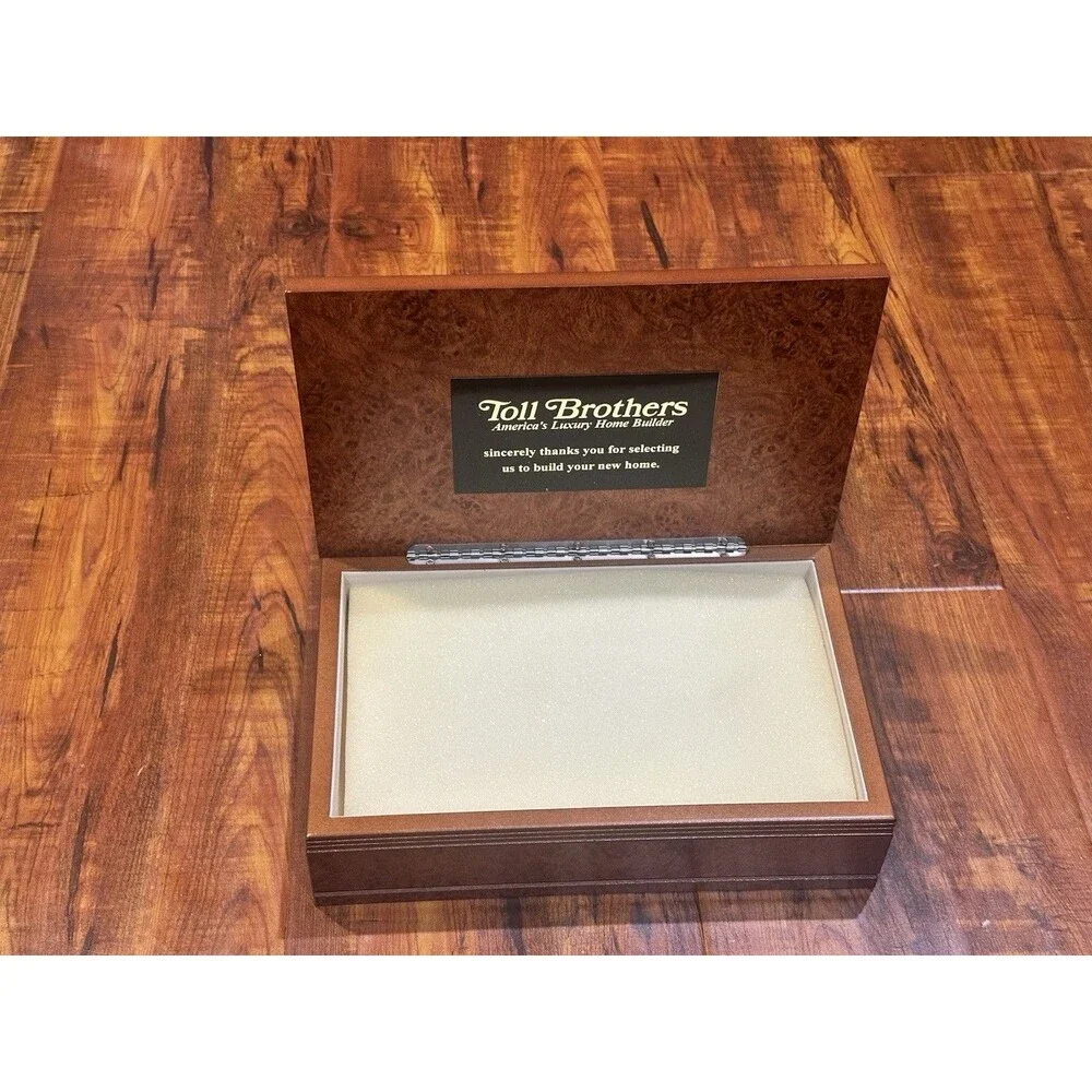 Vintage 1990’s Toll Brothers Home Builders Metal Barware Bar Tool Set - NOS